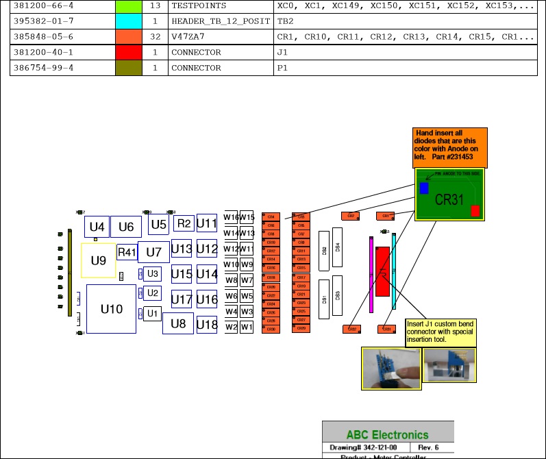 assembly document single page per step