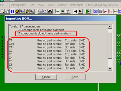 Do Not Install DNI importing nopop no pop components