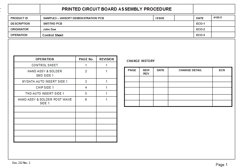 assembly document