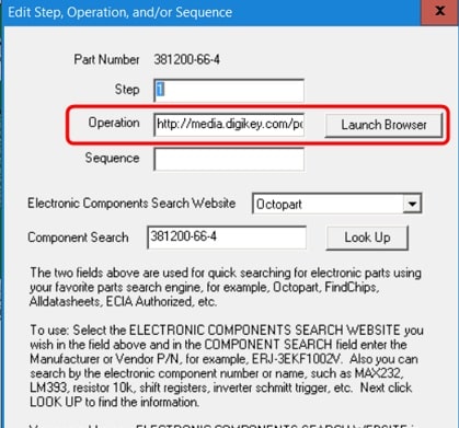 software crosschecking PCB component footprint and bom footprint.